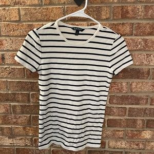 Ralph Lauren Striped cream top size Small